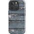 Chipped Blue Wood iPhone 16 Pro Impact Case